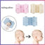 Soft Newborn Baby Head Shaping Pillow โ Breathable Portable Infant Cushion, Random Color & Design