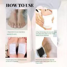 Kinoki Bamboo Vinegar Foot Patches – 10-Pad Overnight Foot Care Pack