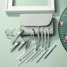 16-in-1 Nail Care Kit – Stainless Steel Manicure & Pedicure Tools Set