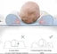 Soft Newborn Baby Head Shaping Pillow โ Breathable Portable Infant Cushion, Random Color & Design