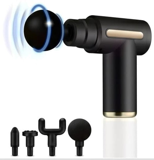 4-in-1 Massage Gun β Deep Tissue Percussion Massager with 4 Heads