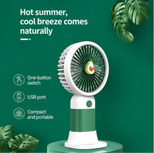 Rechargeable Mini Handheld Fan – Portable USB Cooling Fan for Kids & Travel